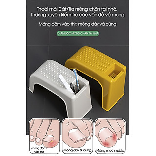 Kệ Gác Chân Để Làm Nail, Trưng Máy Hơ Gel, Để Chân Làm Móng, Giá Để Chân