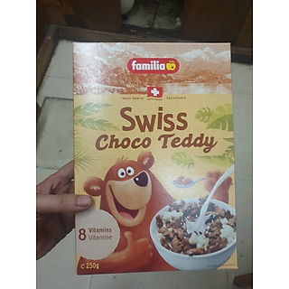 Ngũ Cốc Socola Thụy Sỹ Hình Gấu Cho Trẻ Em Familia (250g)