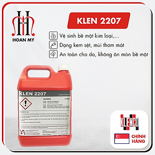 Hóa chất làm sạch và đánh bóng đồng, nhôm, inox Klen 2207 5L chính hãng Klenco Singapore