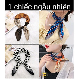 Khăn Lụa Vuông Quàng Cổ Phong Cách Hàn Quốc Xinh Xắn Dành Cho Nữ 70x70cm _,,