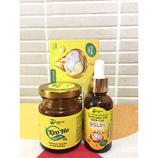 COMBO TINH DẦU TỎI DIỆP CHI + KEO HO DIỆP CHI - HỖ TRỢ TĂNG CƯỜNG SỨC ĐỀ KHÁNG VÀ HỆ MIỄN DỊCH