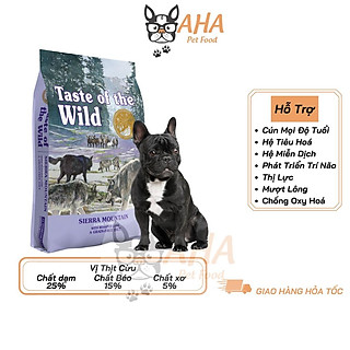 Thức Ăn Cho Chó Bull Pháp Taste Of The Wild Bao 500g - Thức Ăn Cho Chó Vị Bò Rừng, Nai, Trái Cây Rau Củ Quả