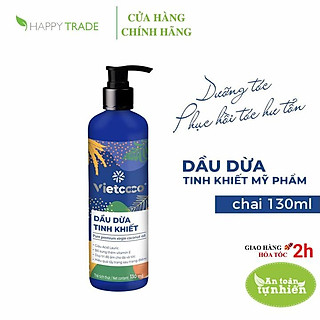 Dầu dừa nguyên chất ép lạnh VietCoco 500ml (dạng chai vòi ấn)