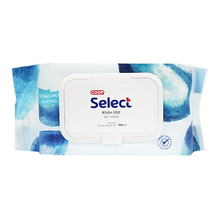 Khăn ướt Co.op Select không mùi DPT 100 miếng - 3422431