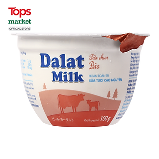 Sữa Chua Đào Dalatmilk 100G