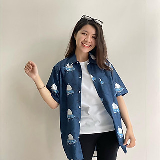ÁO SƠ MI FORM RỘNG XINH XẮN CHO CÁC BẠN NỮ LANA FASHION
