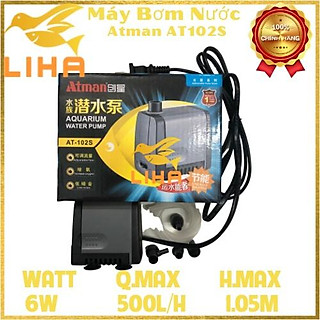 Máy Bơm Bể Cá Atman AT-102S (6W - 500L/H - 1.05M) - Máy Lọc Nước Cho Hồ Cá Cảnh