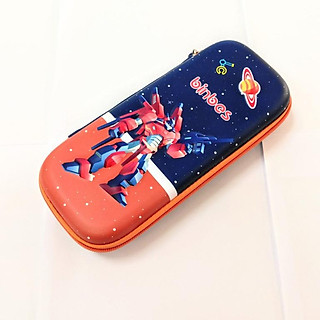 Bóp đựng bút viết cho bé trai in hình nổi 3D có hộp đựng đẹp