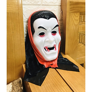 Mặt nạ ma cà rồng vải trùm đầu hoá trang Halloween