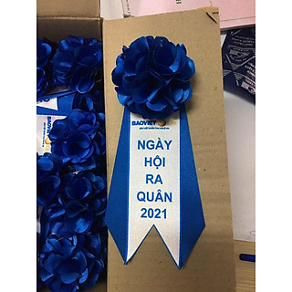 hoa cài áo đại biểu in theo yêu cầu