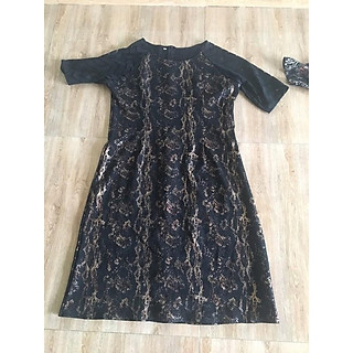 Đầm trung niên, đầm dáng suông trung niên tặng Bà, tặng Mẹ