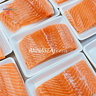 Cá hồi phi lê cắt miếng