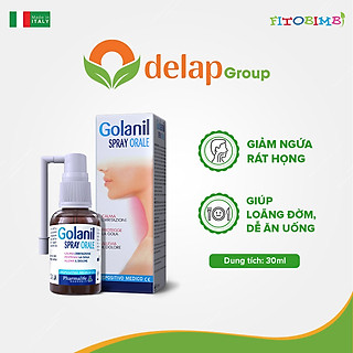 Xịt họng Golanil Orale Spray chai 30ml nhập khẩu Ý