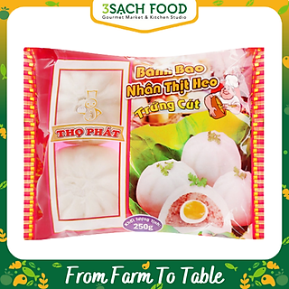 Bánh Bao Nhân Thịt Trứng Cút Thọ Phát (Gói 4 cái)