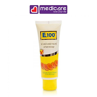 0080971 Sữa rửa mặt E100 chiết xuất nghệ có hạt 100g