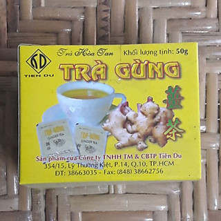 TRÀ HÒA TAN TRÀ GỪNG 50g