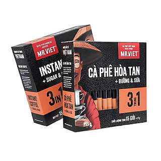 Cà Phê Hoà Tan Mr.Việt - 3 trong 1 Instant Coffee