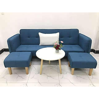 Bộ ghế sofa giường sofa bed tay vịn phòng khách sopha sivali06 salon