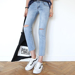 Quần JEAN Coton ôm co dãn Hot 2021