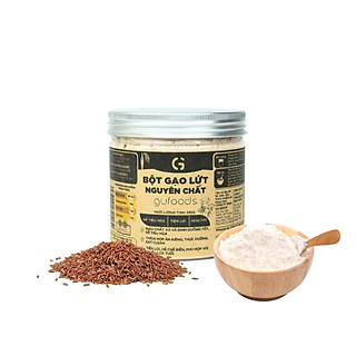 Bột Gạo Lứt Nguyên Chất GUfoods (Hũ 250g) - Tiện Lợi, Healthy, Dễ Tiêu Hoá, Eat Clean, Thực Dưỡng, Thuần Chay, Nấu Cháo