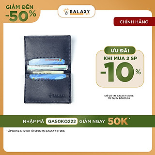 Ví Bóp Nam Nữ Nhỏ Gọn Cao Cấp Nhiều Ngăn Để Name Card Danh Thiếp Thẻ Galaxy Store GVMB0304 (8x10.5cm)