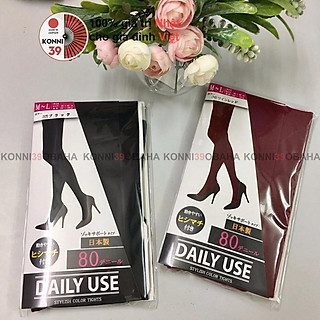 Quần tất giữ nhiệt 80D màu đen size M