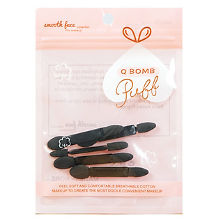 Bộ 5 Cọ Tán Màu Mắt 2 Đầu Mút  Qbomb Puff