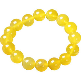 Vòng tay phong thủy đá mã não vàng MS55-8U