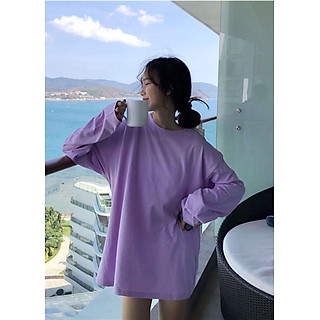 Áo thun nữ form rộng dài tay