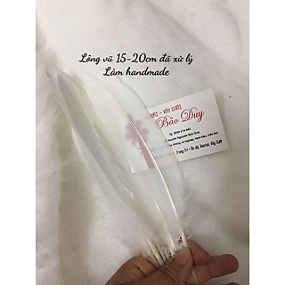 lông vịt- lông vũ trắng làm cánh, trang phục