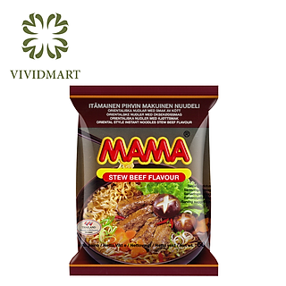 Mì ăn liền Thái Lan MaMa vị bò hầm – Thùng 30 gói (60gr) – Ma Ma