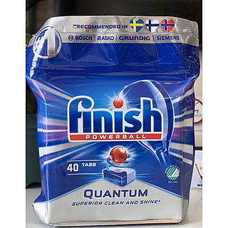 Viên rửa chén bát Finish Cao cấp Quantum 36 viên Finish EU