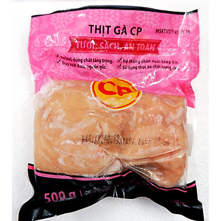 Ức gà phi lê đông lạnh CP - Loại 500g