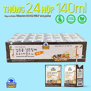 Sữa óc chó tăng chiều cao Golden Health Hàn Quốc - Hộp 140ml - Thùng 24 hộp