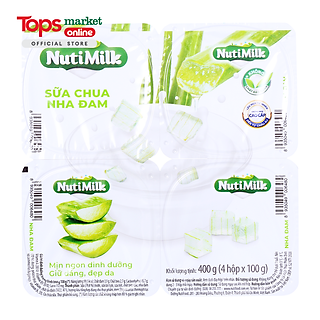 Lốc 4 Hộp Sữa Chua Nutifood Nha Đam 100G