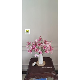 Lọ hoa sao nhai hoa lụa cao cấp