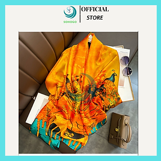 Khăn lụa choàng cổ kiểu dài 90x180cm- CHỌN MẪU- Khăn lụa Quảng Châu cao cấp- Qùa tặng ý nghĩa