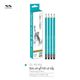 Bút chì gỗ Classmate 2B/4B/6B- PC412/ 414/ 416