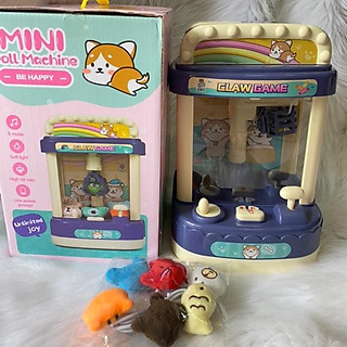 Máy gắp thú mini cao 30cm kèm gấu bông mini
