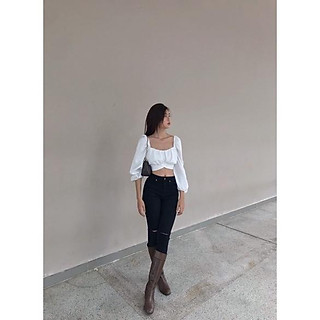 Quần Jean nữ skinny ôm trơn co dãn