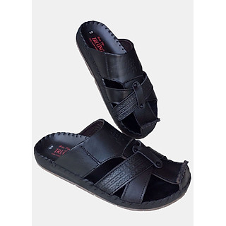 Dép nam bít mũi da bò cao cấp TH_QN054