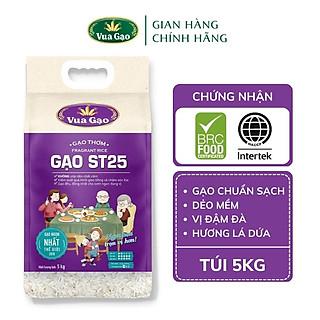 GẠO THƠM VUA GẠO ĐẬM ĐÀ ST25 TÚI 5KG