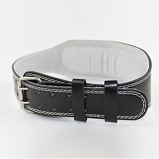 Đai lưng cứng tập Gym da bò thật có đệm