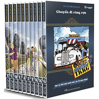 Combo Tứ quái TKKG - Tập 41 - 50 - Tặng 1 bookmark hình Klosen