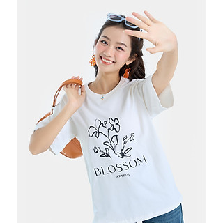 Áo Thun Nữ Thời Trang HNOSS Form Rộng In Hình Art Blossom HNATH042
