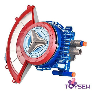 Khiên đội trưởng Mỹ nhập vai cho bé-Khiên captain america bắn-Đồ chơi chiến binh siêu anh hùng