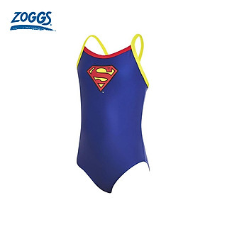 Đồ bơi một mảnh bé gái Zoggs Superman Kerrawa Strikeback - 467437