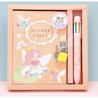 Sổ Tay nhật ký có khoá kèm bút viết dễ thương