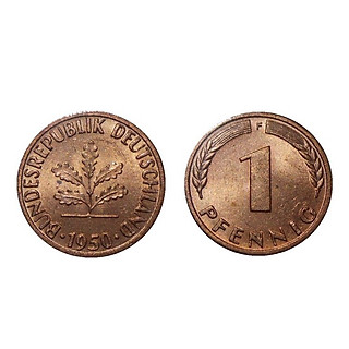 Đồng xu Cộng hòa dân chủ Đức 1 pfennig