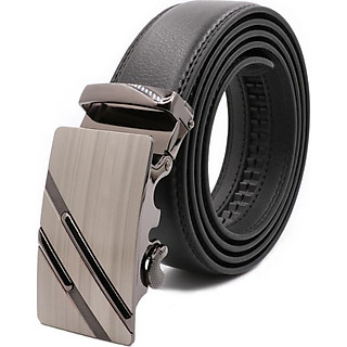 Thắt lưng nam, dây nịt nam da thật NT63 - Mặt Trắng Bạc